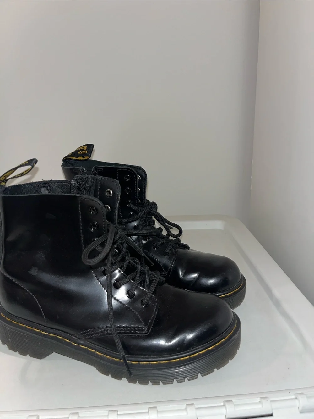 Black Big Girl  Dr Martens Boots